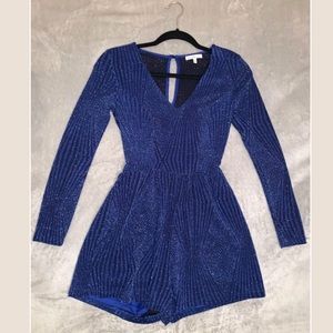 Long Sleeve Sparkle Romper